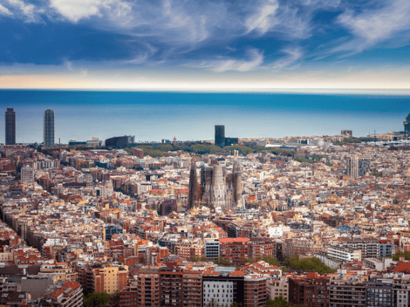 Imagen de Barcelona desde sierra de Collserola
