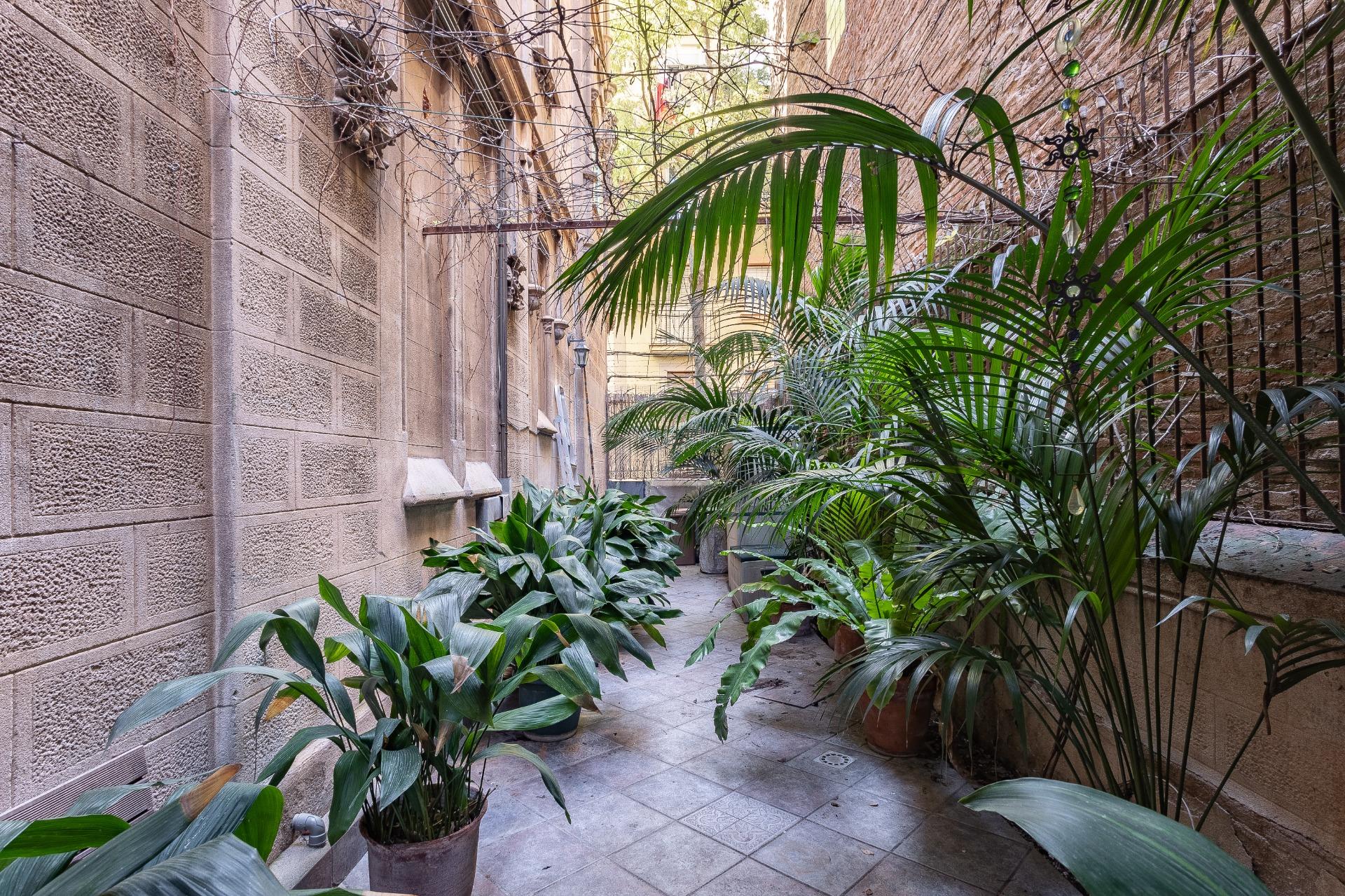 Bajo con jardín en edificio de patrimonio histórico foto 3