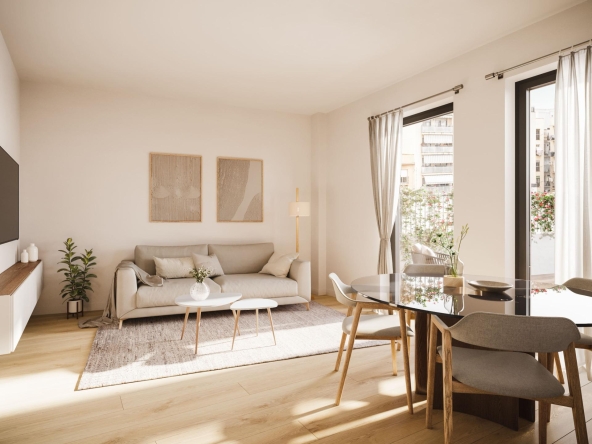 Obra nueva: piso en el corazón de la Nova Esquerra de l'Eixample. Entrega 1er trimestre de 2025 foto 1