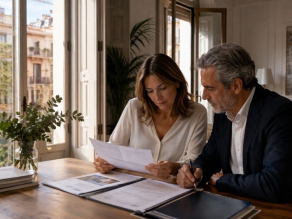 Aceptación herencia barcelona