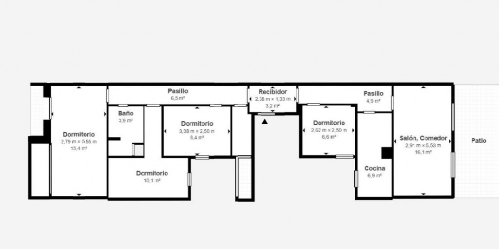 En venta Piso de 106.00m2 en SANT ADRIA NORD, Sant Adria De Besos