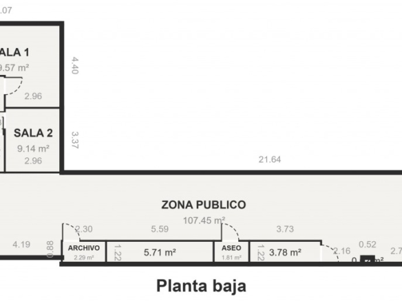 For sale Commercial premises with 515.00m2 in SAGRERA, Barcelona
