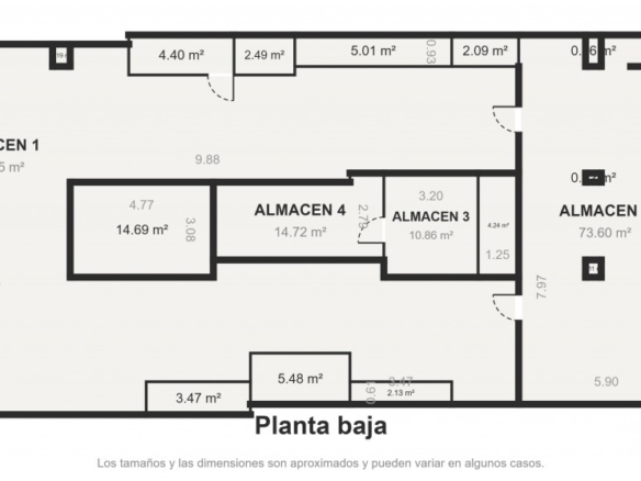 For sale Commercial premises with 515.00m2 in SAGRERA, Barcelona